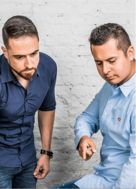 Dean Romero y Gabriel Aylagas, creadores de DinoRANK, la herramienta SEO española todo en uno