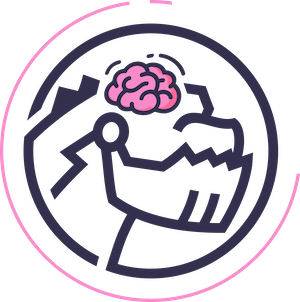 Identidad visual de DinoBRAIN, la herramienta de IA integrada en DinoRANK