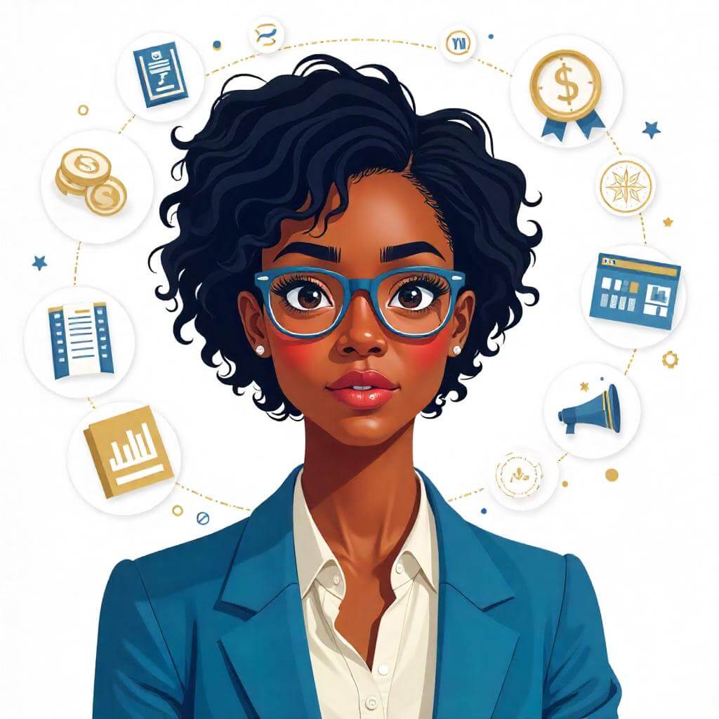 Resumen visual con ventajas y desventajas del Programa Libertad Financiera 360 en diseño dividido