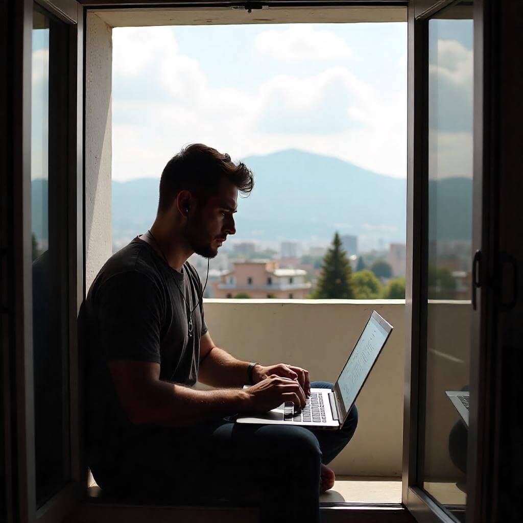 Closer remoto en videollamada, ejemplo de nómada digital con Nomadic Closer Academy