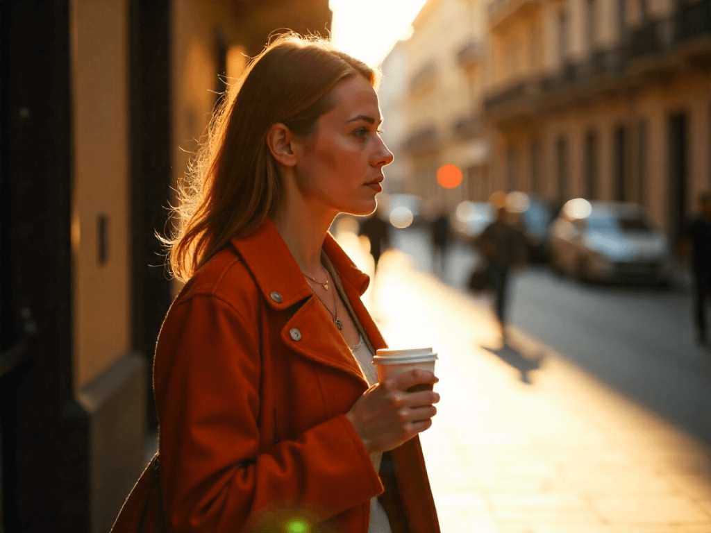 Persona española de 30-40 años pensando en su futuro y las habilidades que aún puede aprender