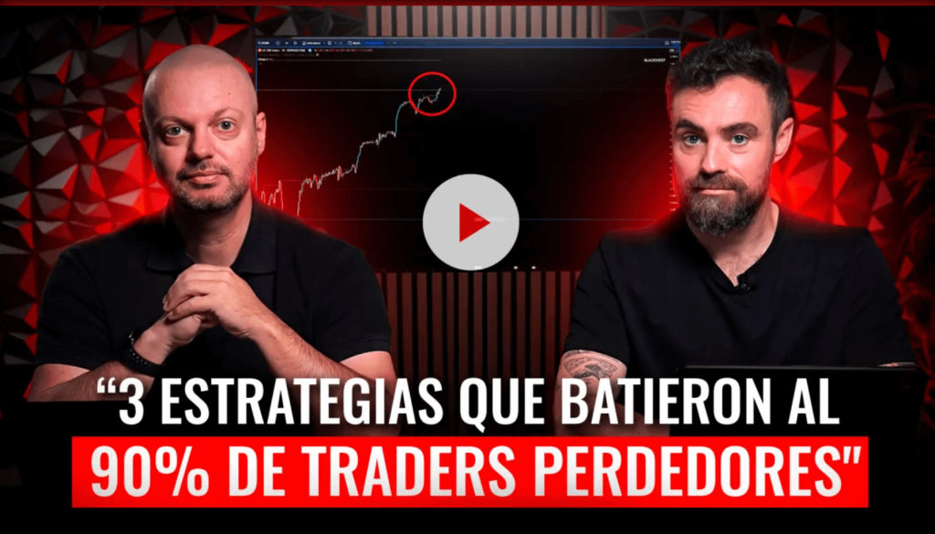 Captura del vídeo de la clase gratuita de BlackSheep Academy con estrategias institucionales de trading