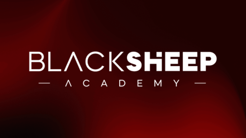 Logotipo oficial de BlackSheep Academy, formación avanzada en trading institucional