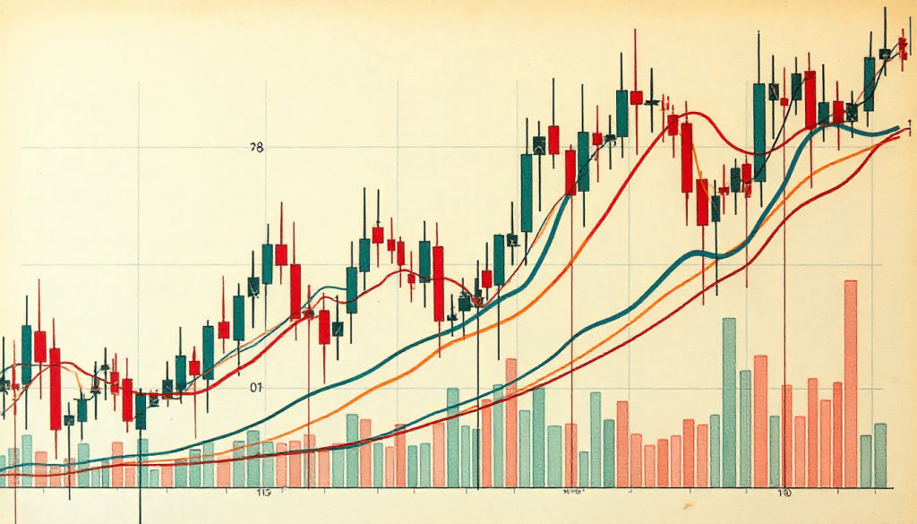 Gráfico de barras estético con contorno fino y relleno suave, útil en btc usd trading view.