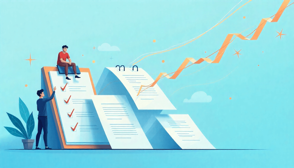 Ilustración dinámica con flechas ascendentes que representa cuándo compensa cambiar de cuenta remunerada según TAE y duración.