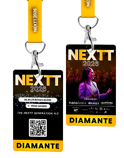 Credencial NEXTT 2026 · Entrada Diamante